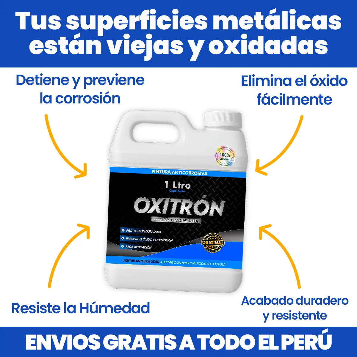 PACK OXITRON PINTURA ANTICORROSIVA PREMIUM