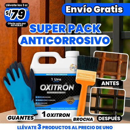 PACK OXITRON PINTURA ANTICORROSIVA PREMIUM