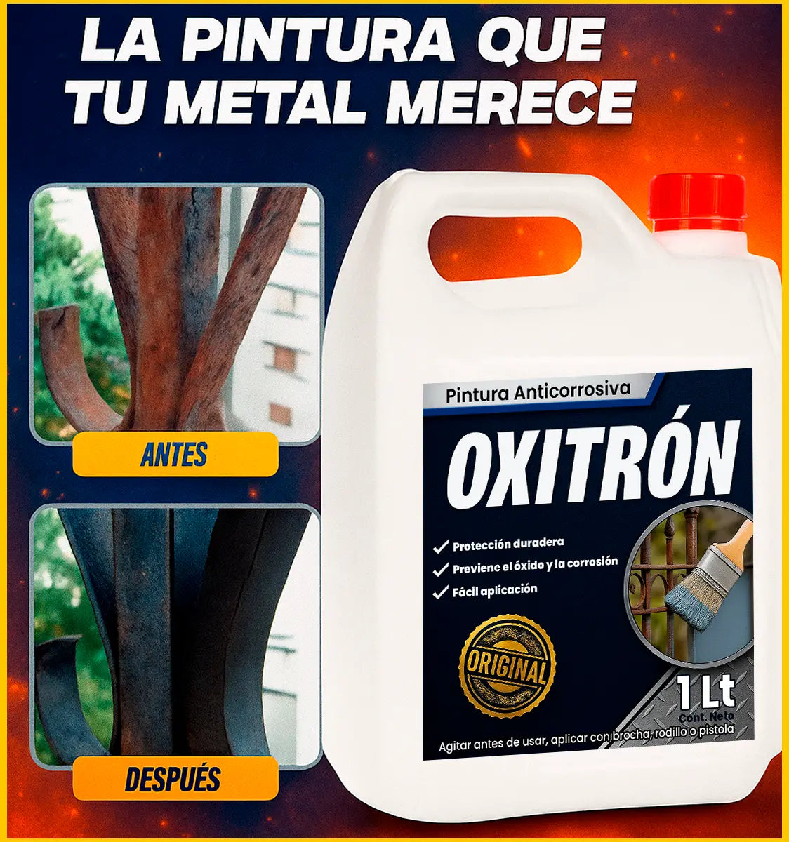 PACK OXITRON PINTURA ANTICORROSIVA PREMIUM